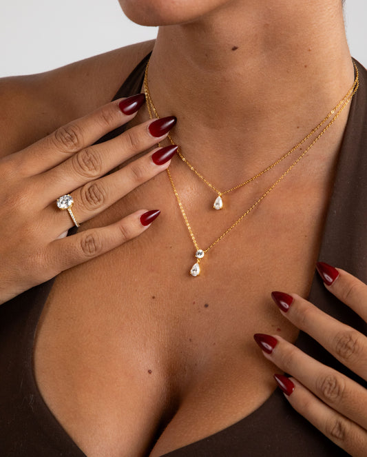 Teardrop Necklace Set